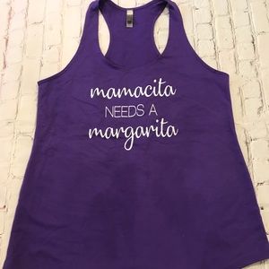 XL tank top. Mamacita Needs A Margarita